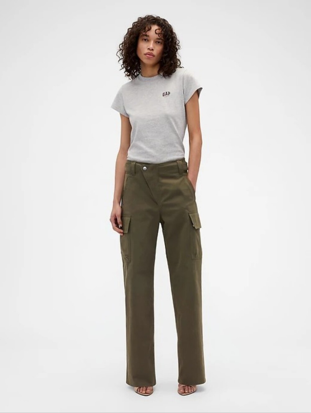 Gap x Victoria Beckham High Rise Cargo Pants Size 4